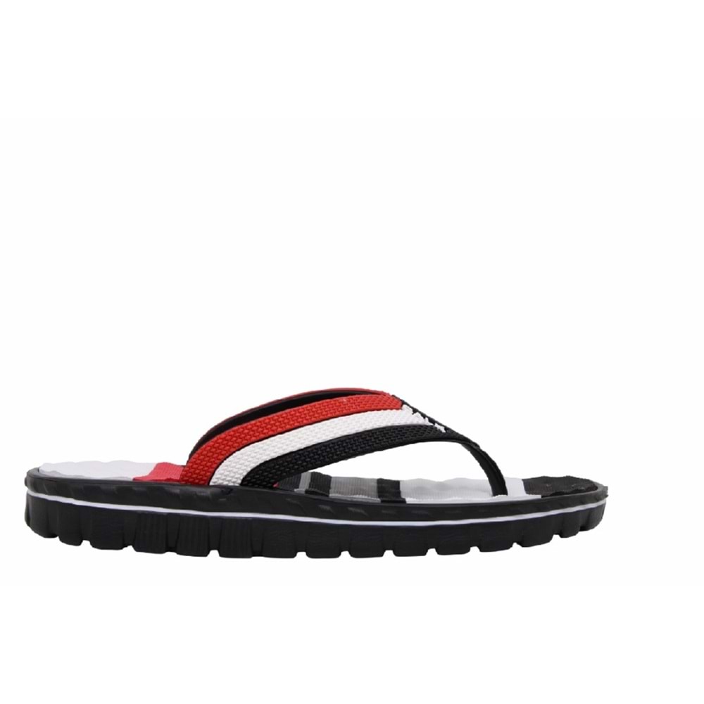 G- CALX MASAJLI EVA TERLİK - G-550 - SİYAH-KIRMIZI