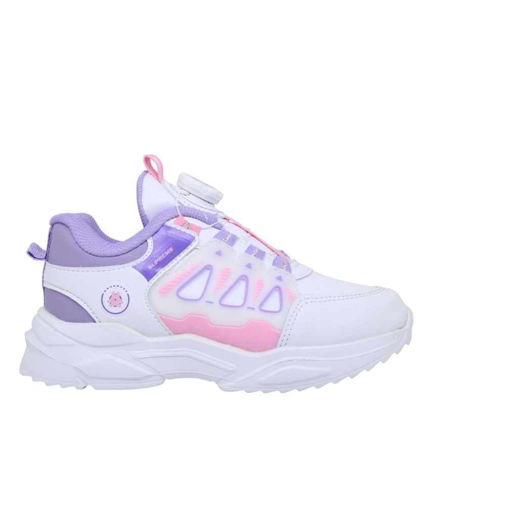 F- CONPAX KİDS SPOR - 304 - CİLT / BEYAZ-LİLA-PEMBE