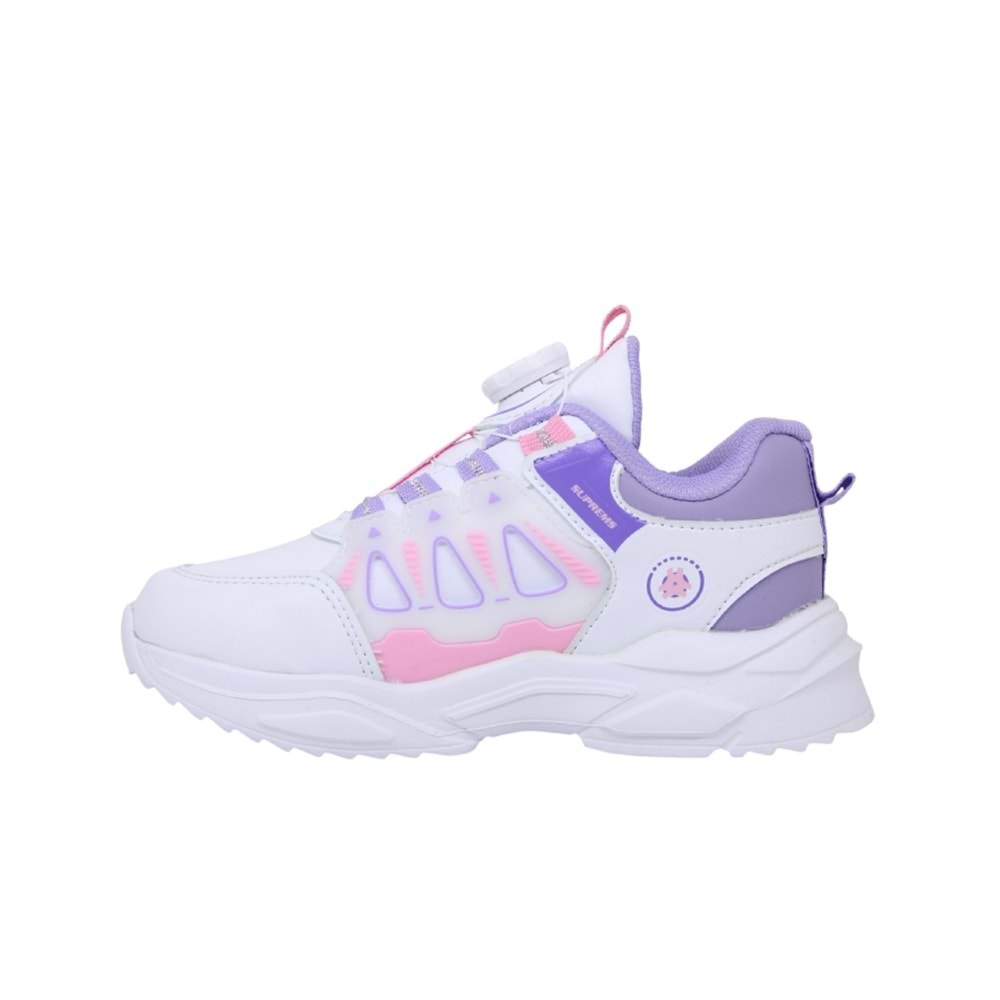 F- CONPAX KİDS SPOR - 304 - CİLT / BEYAZ-LİLA-PEMBE