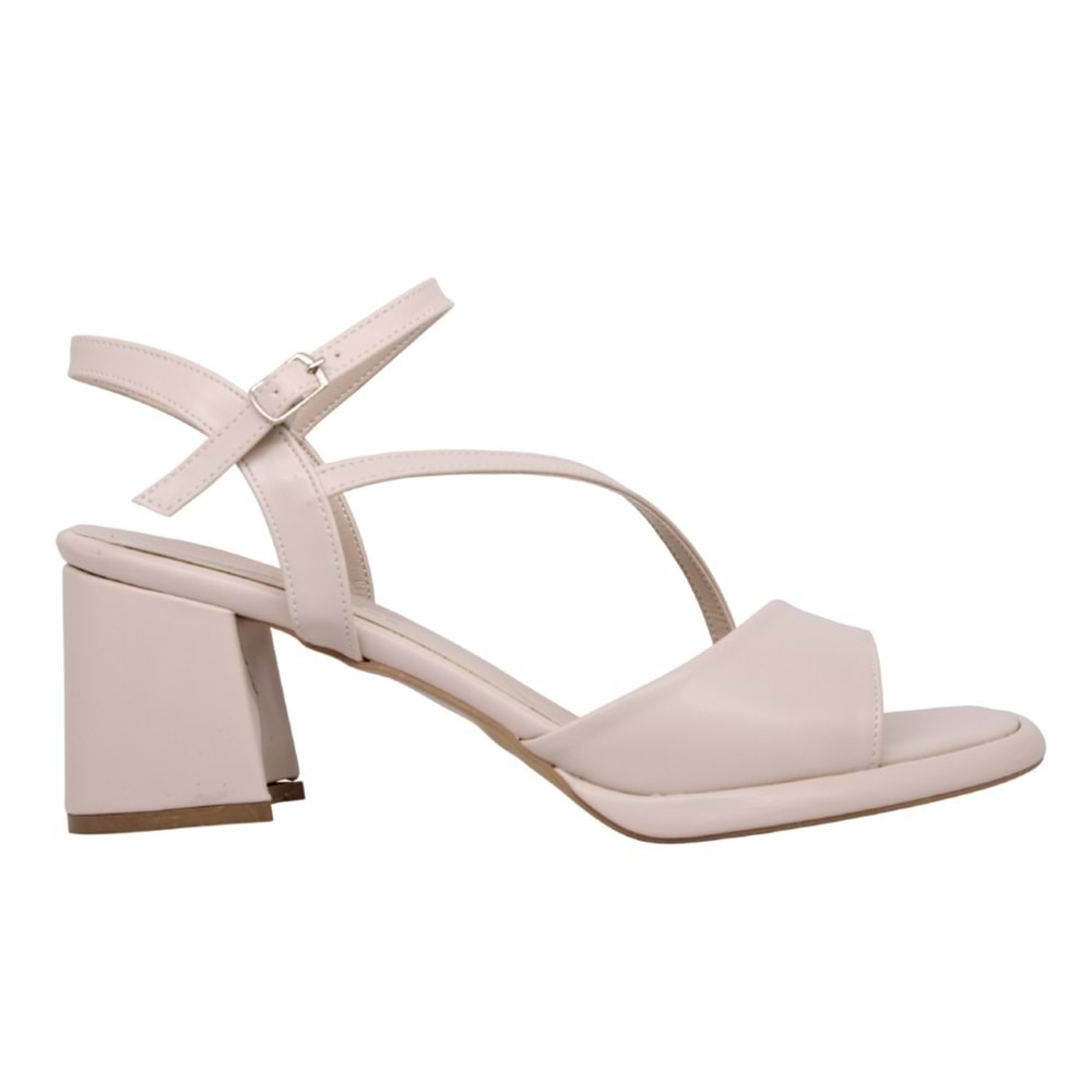 Z- ERBAY SANDALET - PLATFORM - 402 - CİLT-BEJ - 41-42 NO