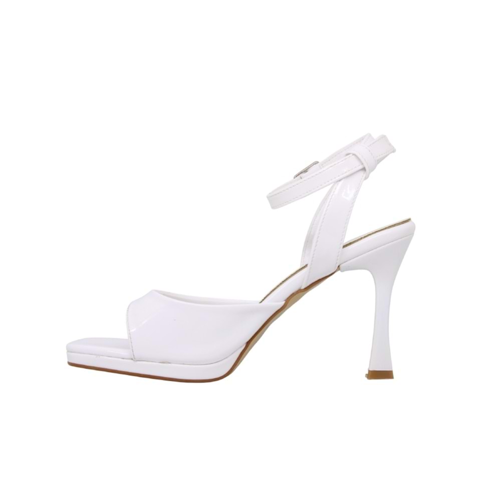 Z- ERBAY SANDALET - PLATFORM - 603 - RUGAN-BEYAZ