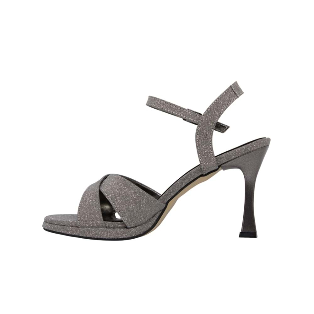 Z- ERBAY SANDALET - PLATFORM - 708 - SİMLİ-PLATİN