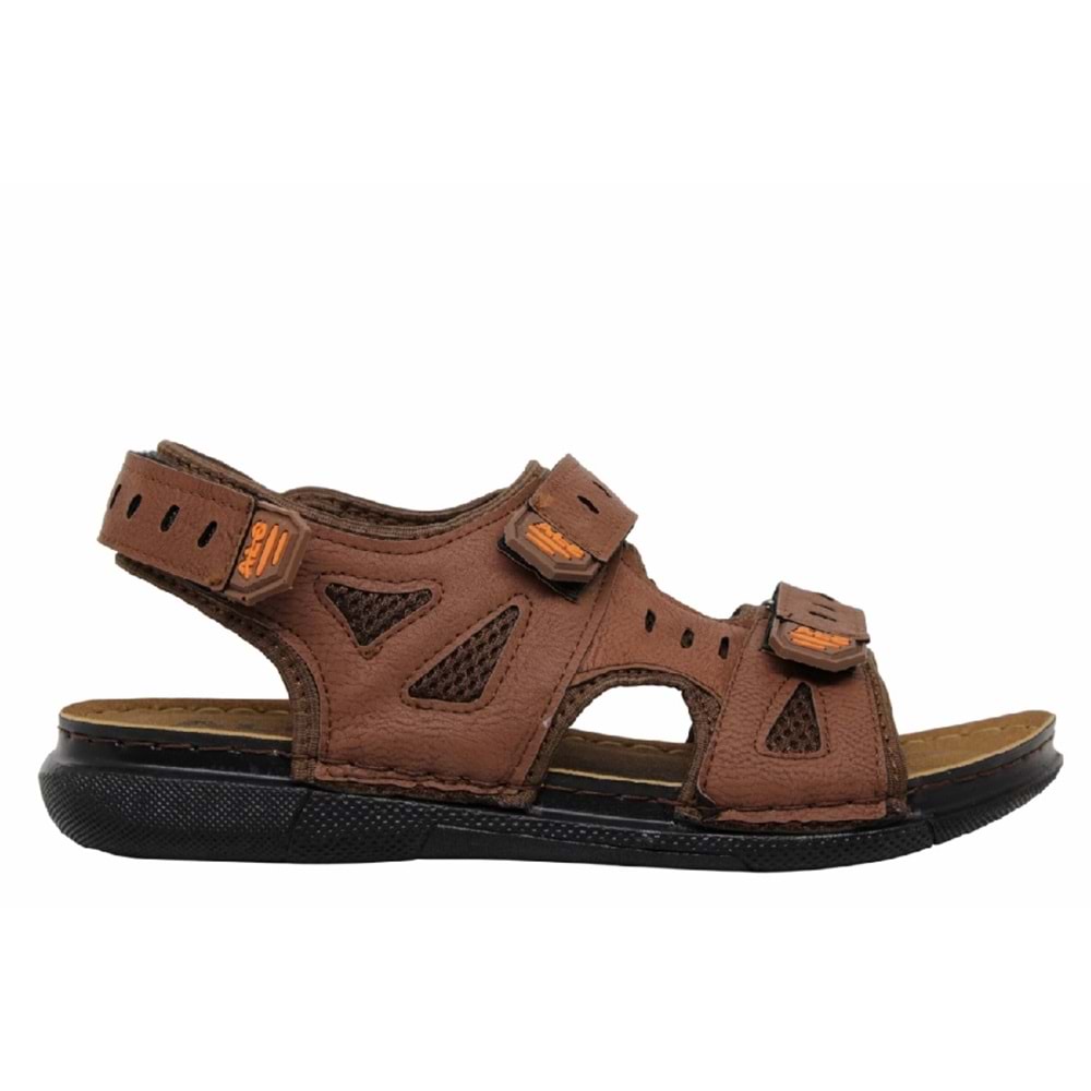 M- EREN POLİ SANDALET - 5201 - KAHVE