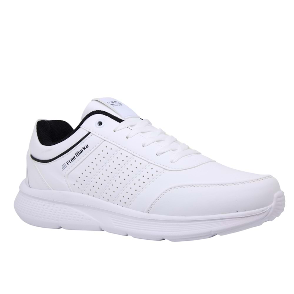 M- FREE MARKA SPOR - 4040 - CİLT / BEYAZ-SİYAH