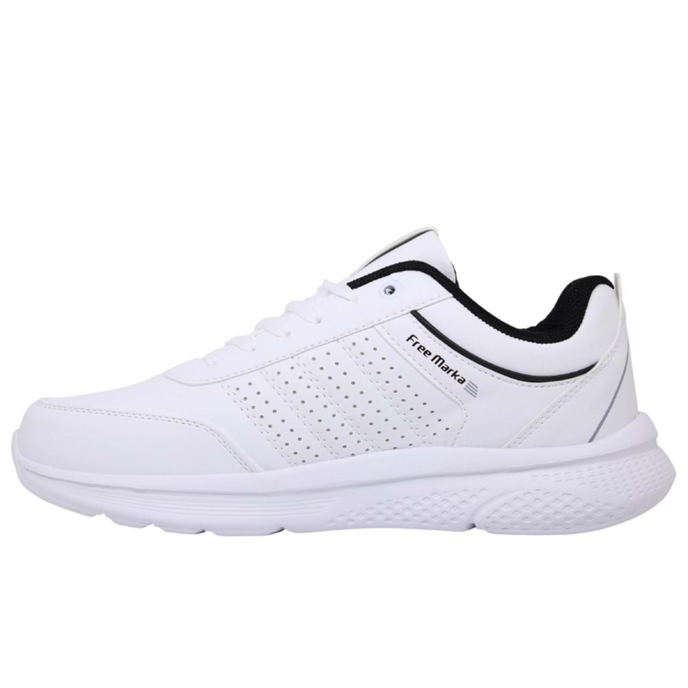M- FREE MARKA SPOR - 4040 - CİLT / BEYAZ-SİYAH