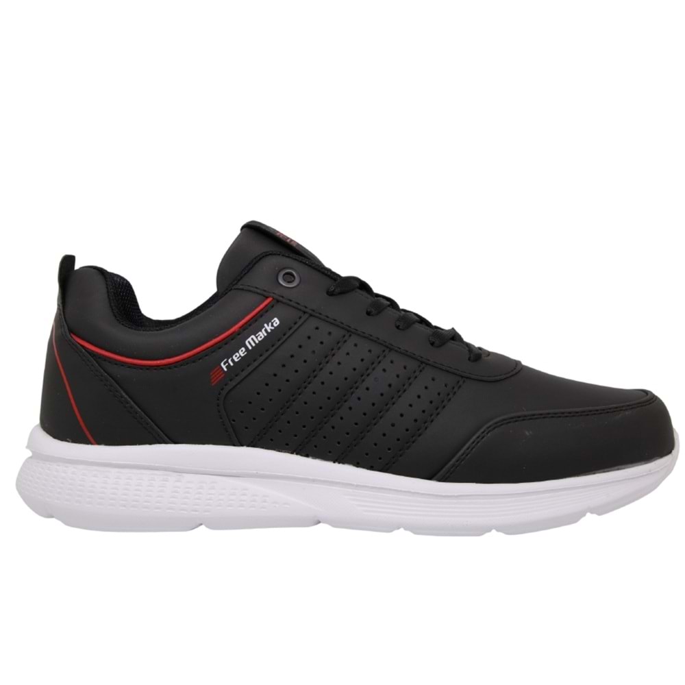 M- FREE MARKA SPOR - 4040 - CİLT / SİYAH-KIRMIZI