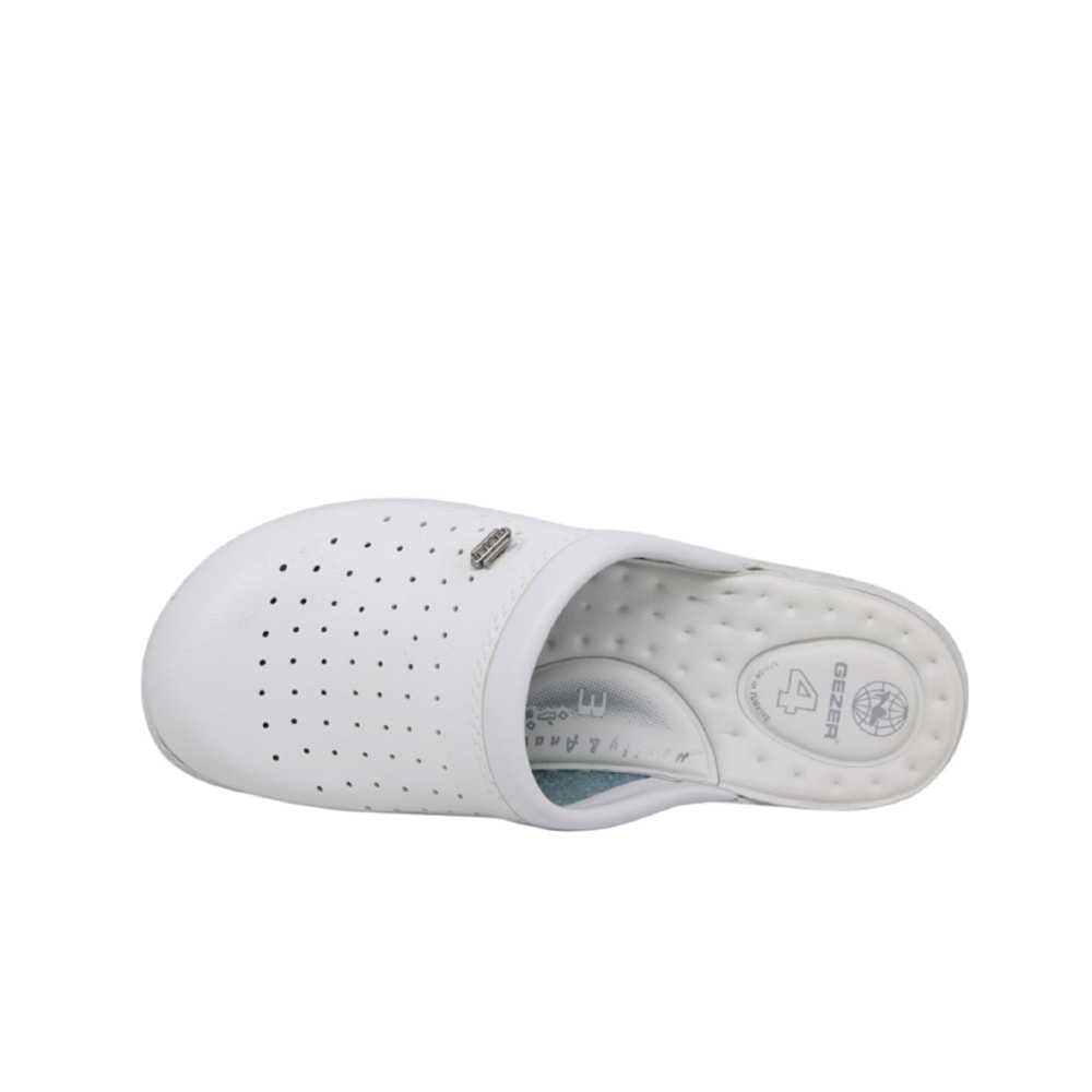 Z- GEZER TERLİK SABO PU - 04770 - BEYAZ -37-