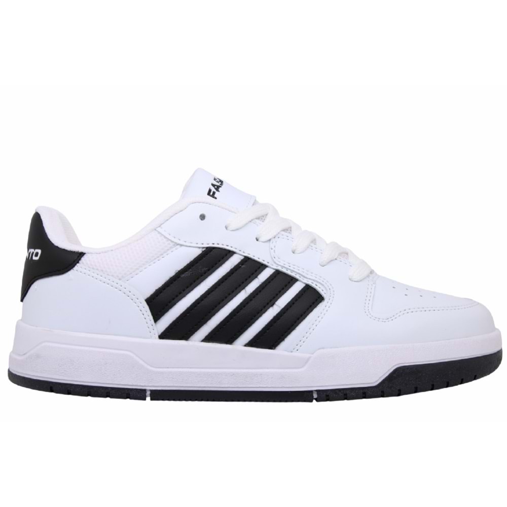 M- HUMENTO SPOR - 2499 - CİLT / BEYAZ-SİYAH