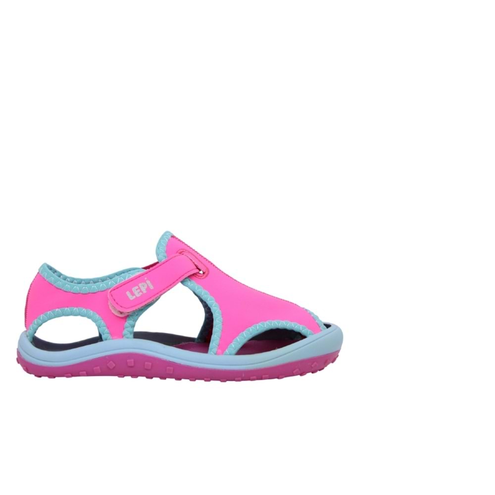 P- LEPİ AQUA SANDALET - PEMBE-TURKUAZ