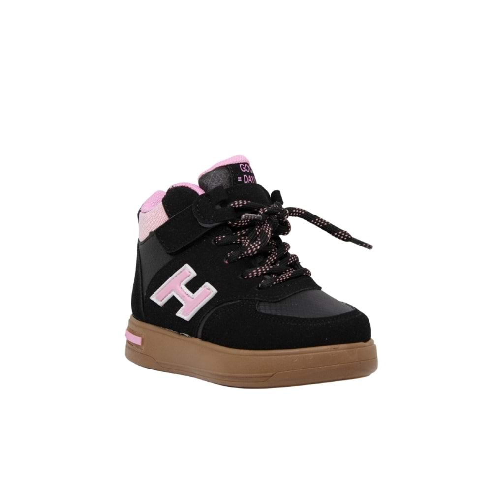 P- PROKİDS SPOR BASKET - IŞIKLI - 5075 - SİYAH-PEMBE
