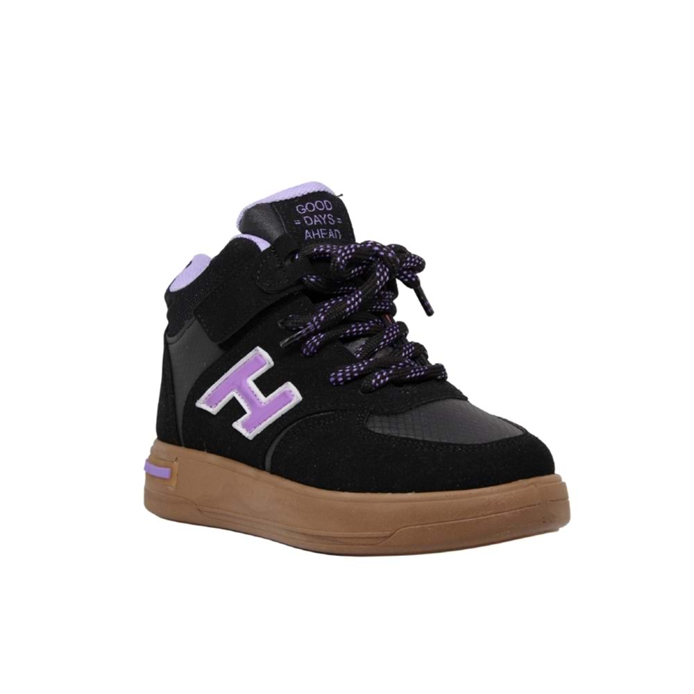 F- PROKİDS SPOR BASKET - 5075 - SİYAH-LİLA