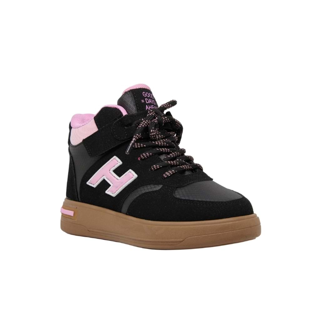 F- PROKİDS SPOR BASKET - 5075 - SİYAH-PEMBE