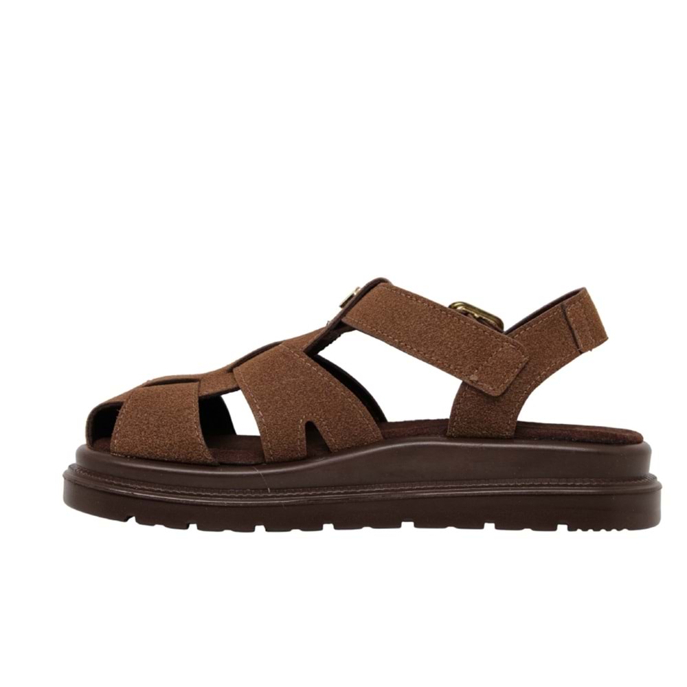 Z- ŞANZELİZE SANDALET - K-805 - KAHVE
