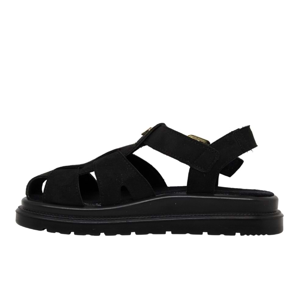 Z- ŞANZELİZE SANDALET - K-805 - SİYAH