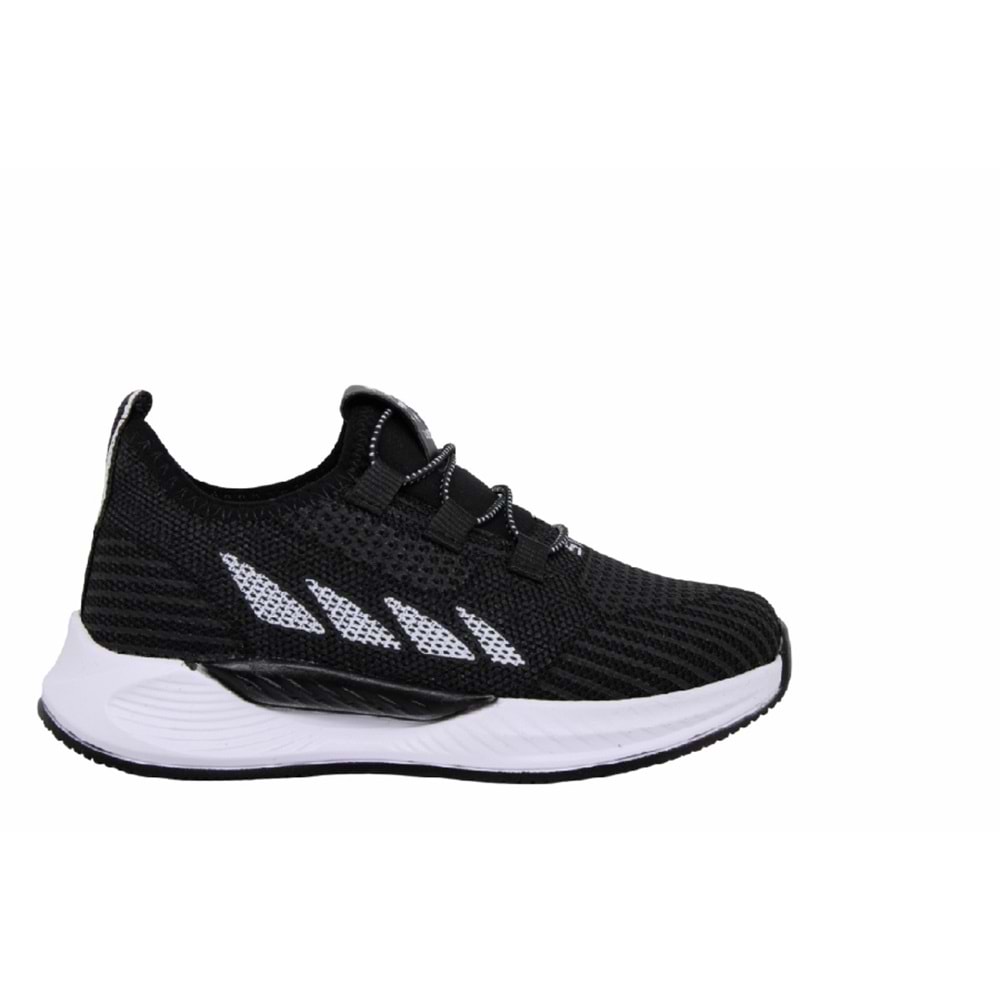 F- STEPPİNG SPOR - 502 - TRİKO / SİYAH-BEYAZ
