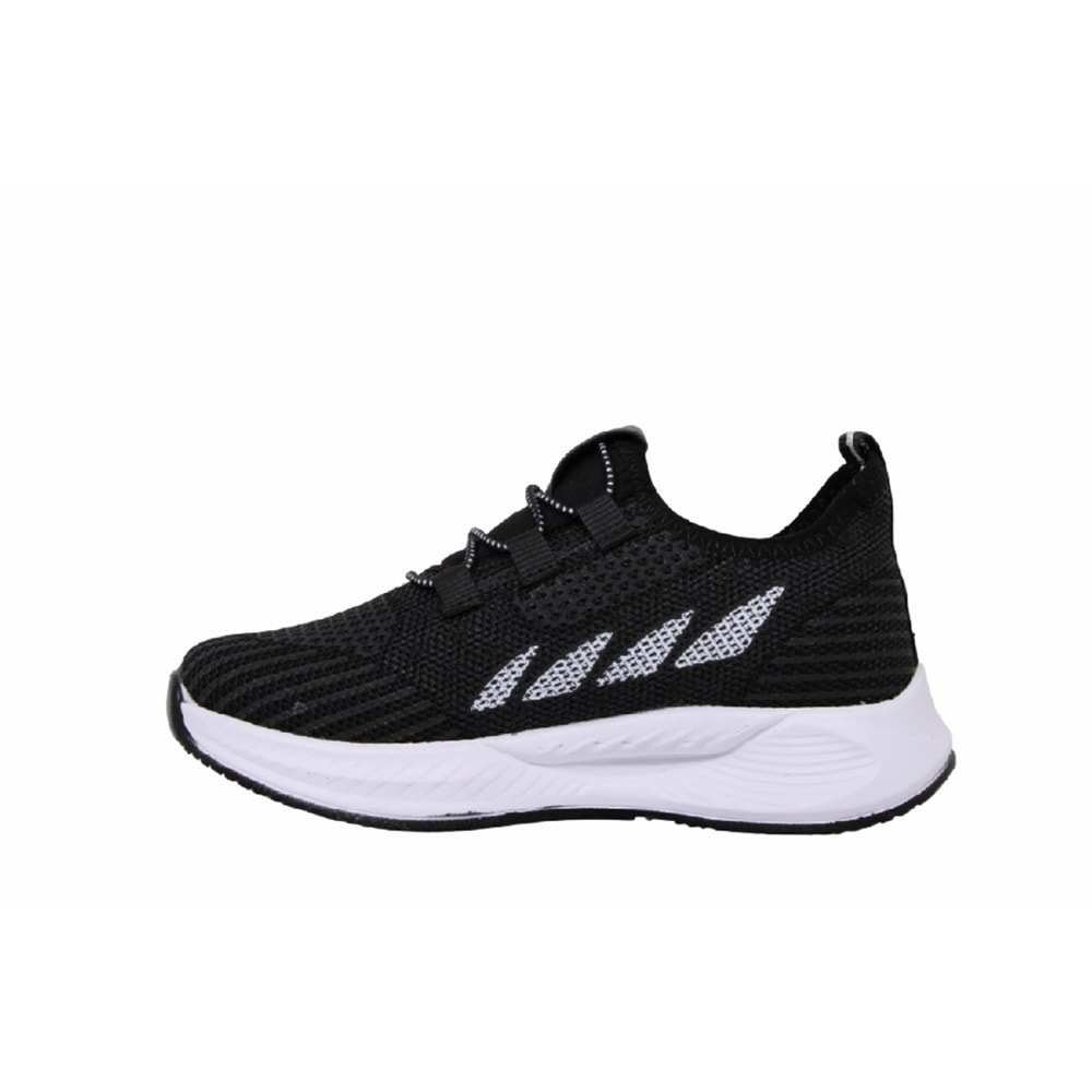 F- STEPPİNG SPOR - 502 - TRİKO / SİYAH-BEYAZ