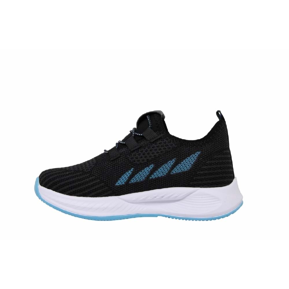 F- STEPPİNG SPOR - 502 - TRİKO / SİYAH-TURKUAZ