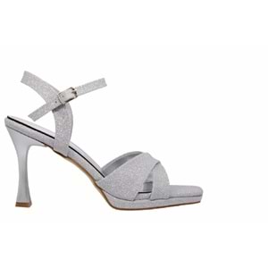 Z- ERBAY SANDALET - PLATFORM - 608 - SİMLİ-GÜMÜŞ