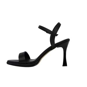 Z- ERBAY SANDALET - PLATFORM - 700 - SATEN-SİYAH