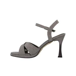 Z- ERBAY SANDALET - PLATFORM - 708 - SİMLİ-PLATİN