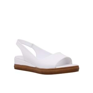 Z- LEONA SANDALET - 3006 - BEYAZ
