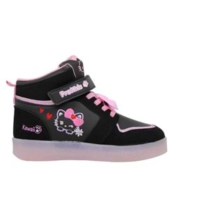 F- PROKİDS SPOR BASKET - IŞIKLI - 5085 - SİYAH-PEMBE