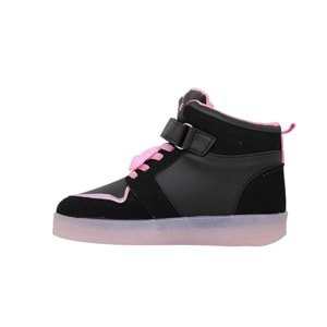 F- PROKİDS SPOR BASKET - IŞIKLI - 5085 - SİYAH-PEMBE
