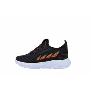 P- STEPPİNG SPOR IŞIKLI - 502 - TRİKO / SİYAH-F.ORANGE