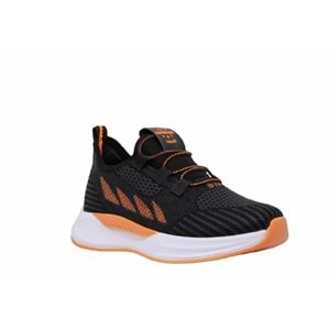 F- STEPPİNG SPOR - 502 - TRİKO / SİYAH-F.ORANGE