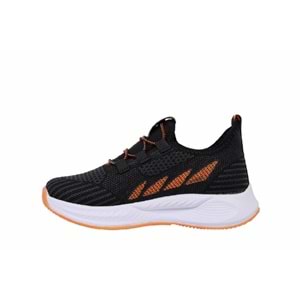 F- STEPPİNG SPOR - 502 - TRİKO / SİYAH-F.ORANGE