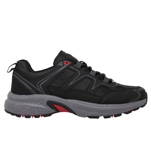 M- BOULDER SPOR - 9285 - CİLT / SİYAH-KIRMIZI