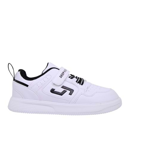 F- DEEP SPOR - 2404 - CİLT / BEYAZ-SİYAH