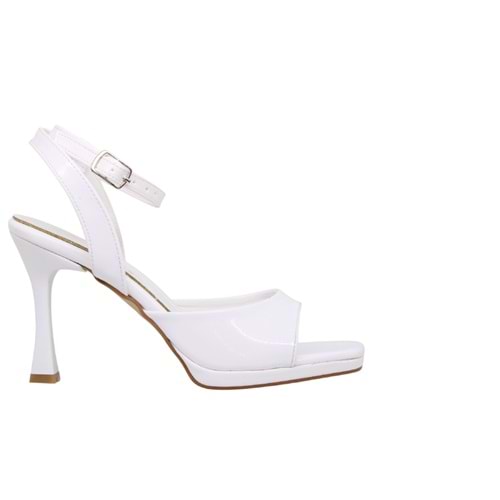 Z- ERBAY SANDALET - PLATFORM - 603 - RUGAN-BEYAZ
