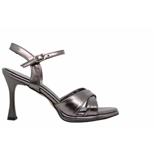 Z- ERBAY SANDALET - PLATFORM - 708 - CİLT-PLATİN
