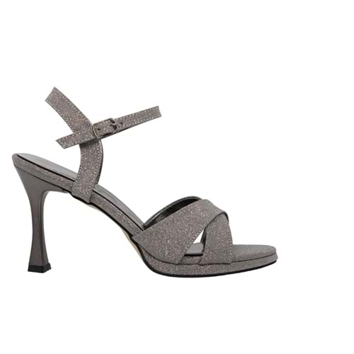 Z- ERBAY SANDALET - PLATFORM - 708 - SİMLİ-PLATİN