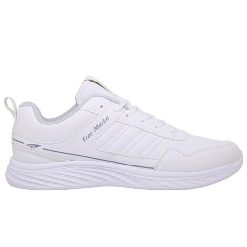 M- FREE MARKA SPOR - 3130 - CİLT / BEYAZ-BUZ-GRİ