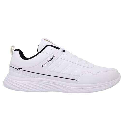 M- FREE MARKA SPOR - 3130 - CİLT / BEYAZ-SİYAH