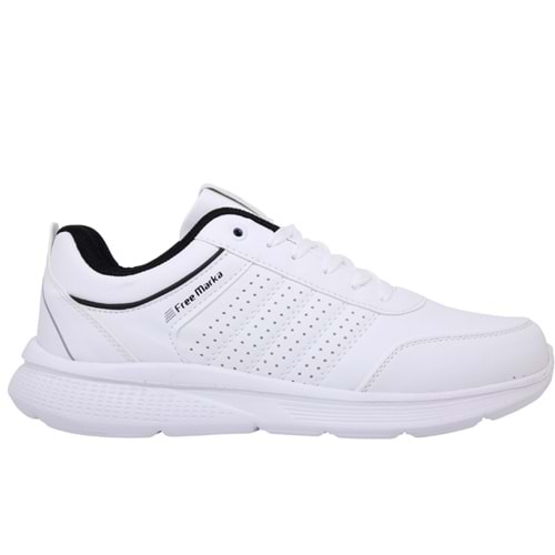 M- FREE MARKA SPOR - 4040 - CİLT / BEYAZ-SİYAH