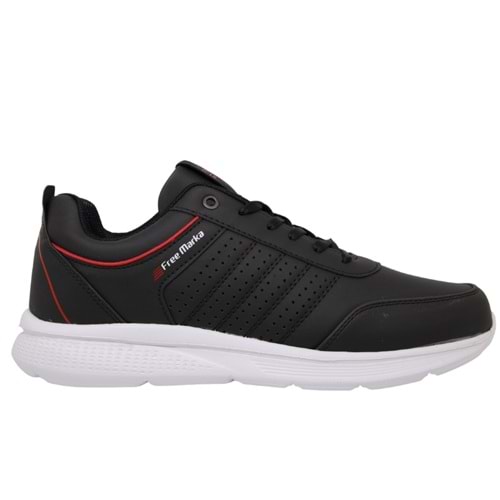 M- FREE MARKA SPOR - 4040 - CİLT / SİYAH-KIRMIZI