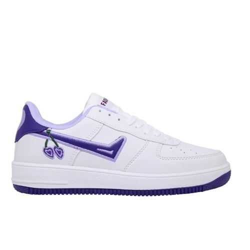 Z- LAMBIRLENT SPOR - 2195-3 - CİLT / BEYAZ-MOR