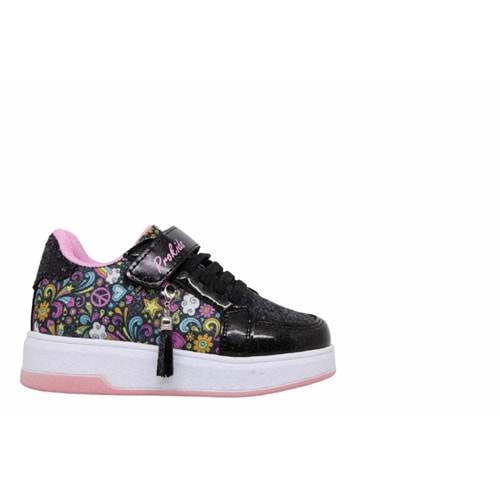 P- PROKİDS SPOR - 5008 - KETEN / SİYAH-PEMBE