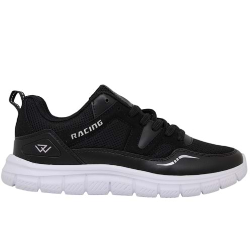 M- RACİNG SPOR - 027 - FİLE-ANORAK / SİYAH-BEYAZ