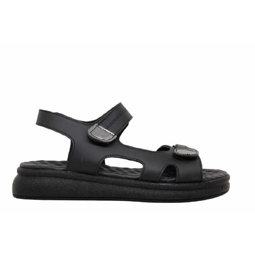 Z- ŞANZELİZE SANDALET - K-401 - SİYAH