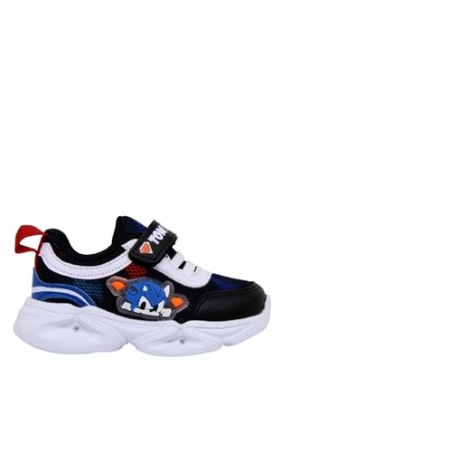 B- TOM SPEEDY SPOR IŞIKLI - 0824 - ANORAK / SİYAH-SAX