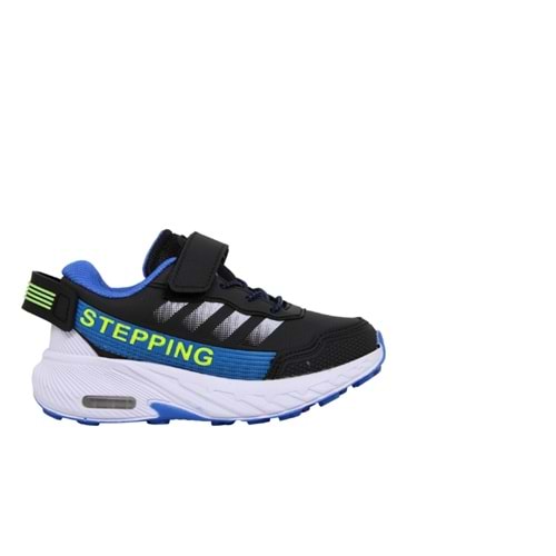 P- STEPPİNG SPOR - IŞIKLI - 115 - CİLT / SİYAH-SAX
