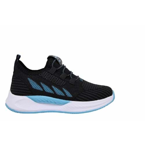 F- STEPPİNG SPOR - 502 - TRİKO / SİYAH-TURKUAZ