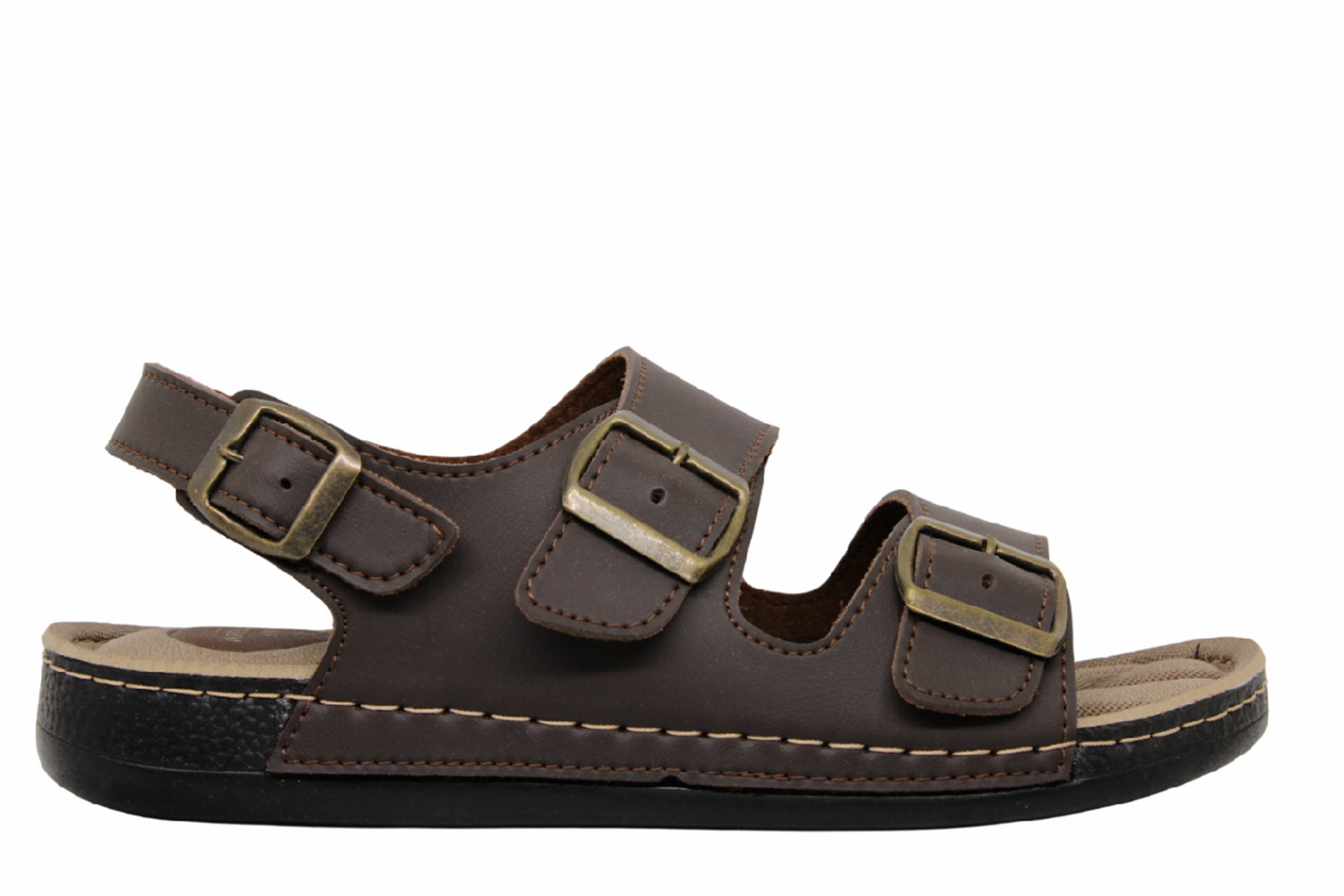 M- APELLA SANDALET - LORD - 956-11 - (40-44) - KAHVE