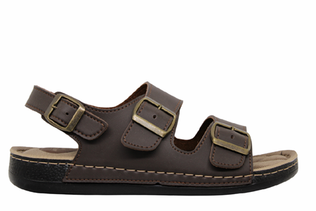 M- APELLA SANDALET - LORD - 956-11 - (40-44) - KAHVE