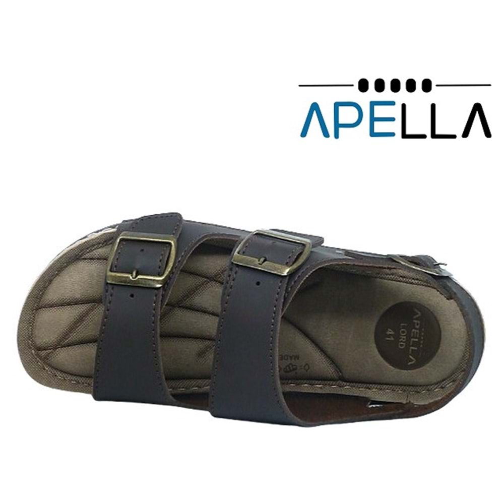 M- APELLA SANDALET - LORD - 956-11 - (40-44) - KAHVE