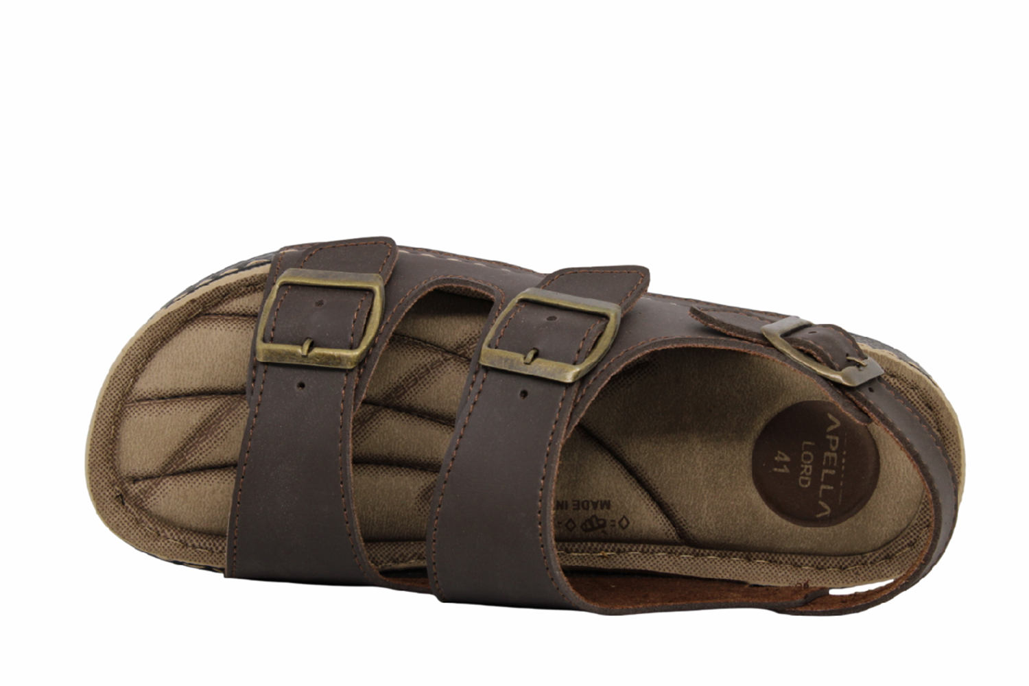 M- APELLA SANDALET - LORD - 956-11 - (40-44) - KAHVE